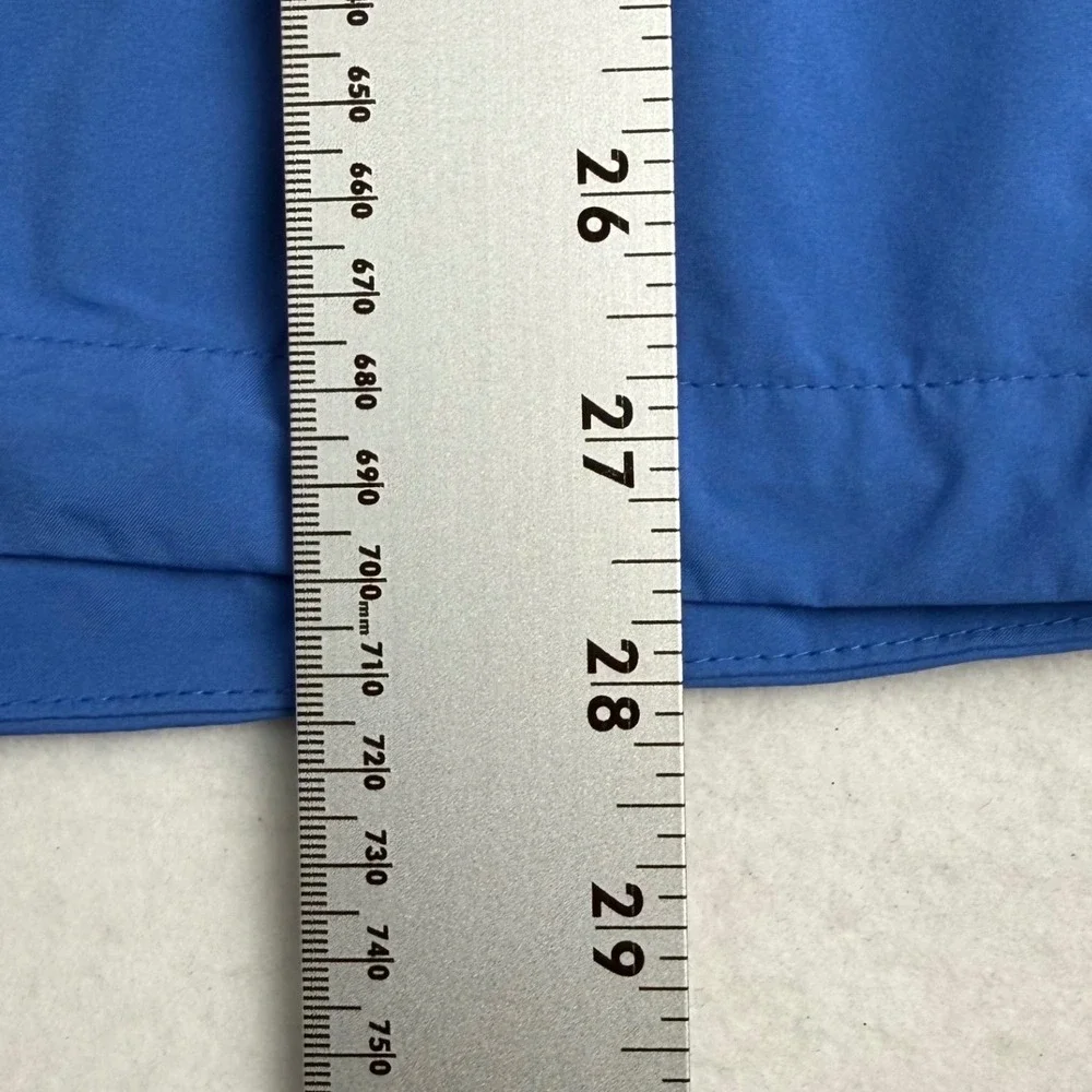 Peter Millar Mens Blue Quarter Zip Windbreaker Golf Pullover Jacket Large - Picture 5 of 6